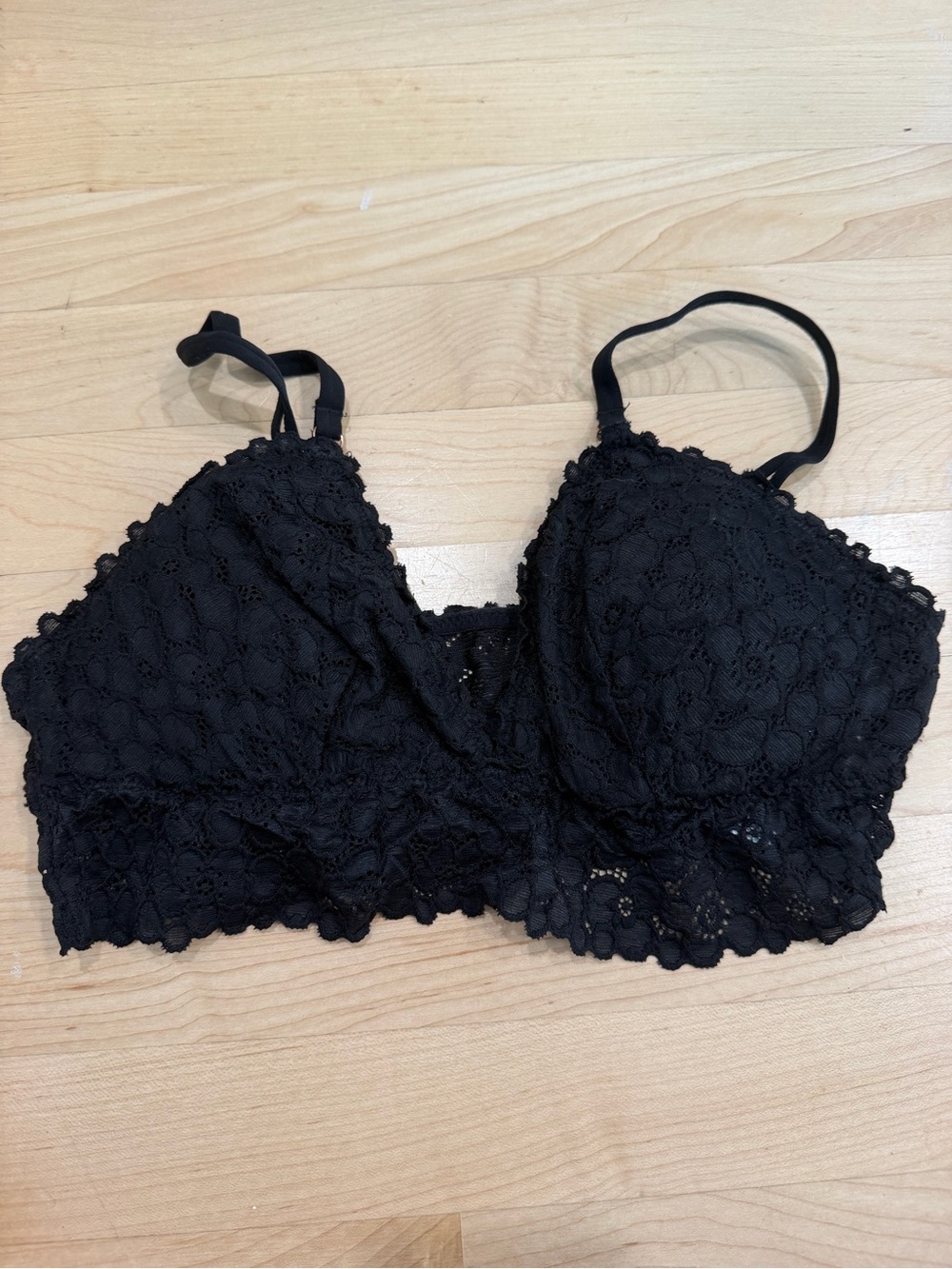 aerie Black Lace Bralette